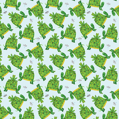 Turtles & Frogs - Cotton Print