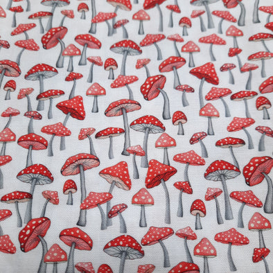 Toadstool Enchanted Woods - Cotton Print
