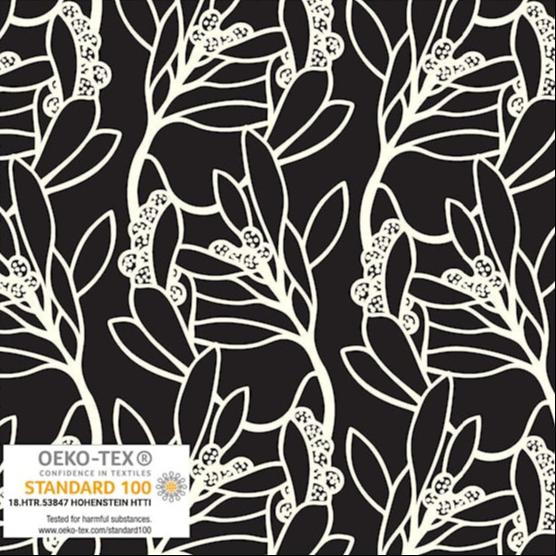 Monochrome Floral - Rayon/Viscose Print