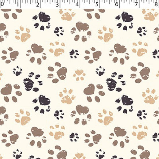 Cuddle Paws - Printed Cotton Flannel