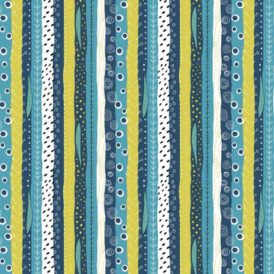 Abstract Stripes - Cotton Print