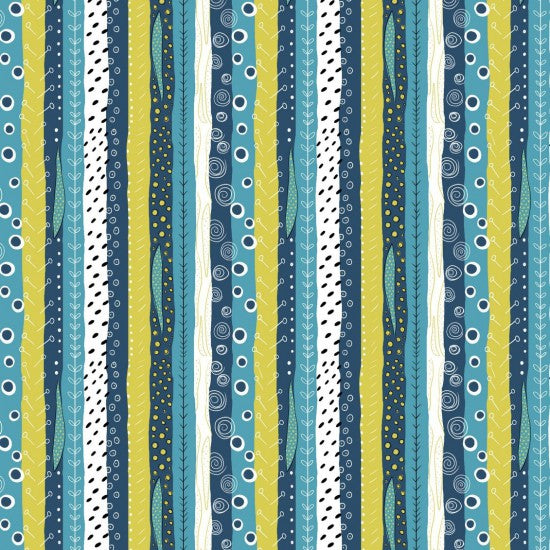 Abstract Stripes - Cotton Print