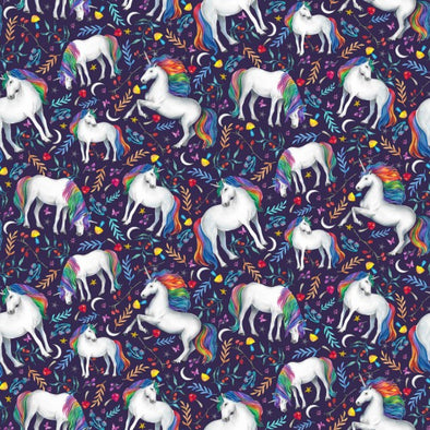 Enchanted Unicorns - Cotton Print