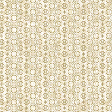 Cream Tiles - Cotton Print