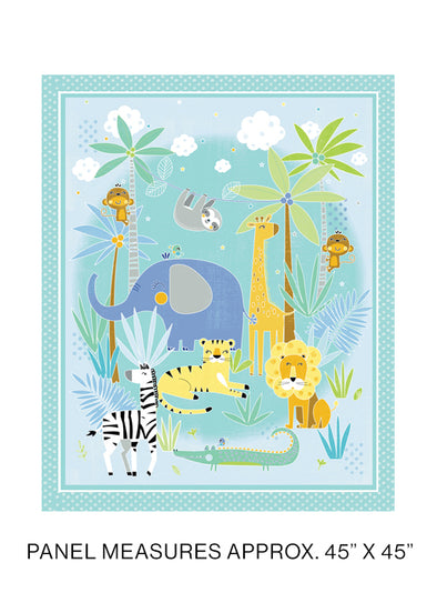 Sweet Safari - Printed Cotton Panel