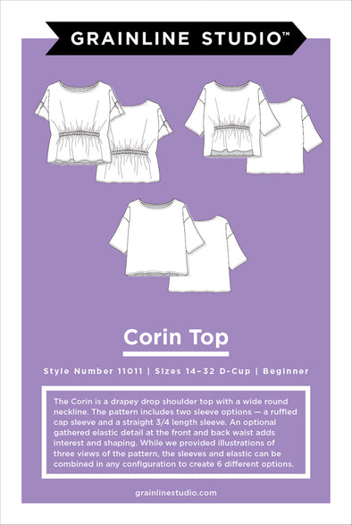 Corin Top by Grainline Studios [14-32 Size]