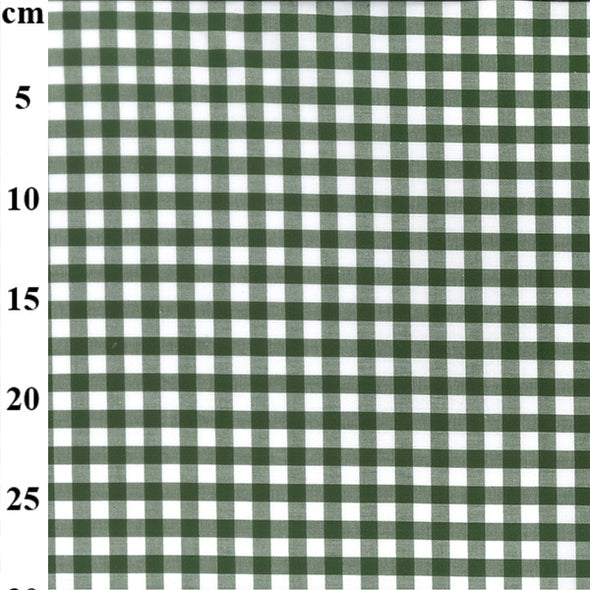 Yarn Dyed Cotton Gingham - Bottle 9mm Check