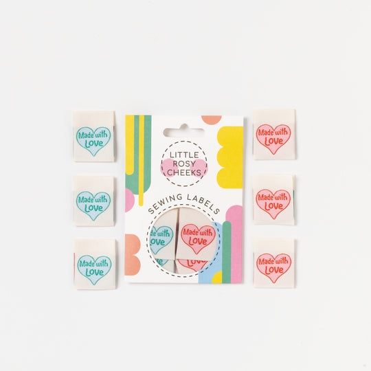 Made with Love - Woven Labels by Little Rosy Cheeks