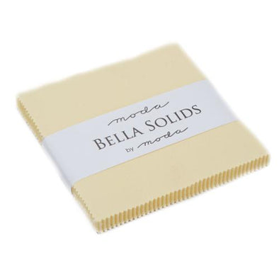 Bella Solids in Yellow - Charm Pack