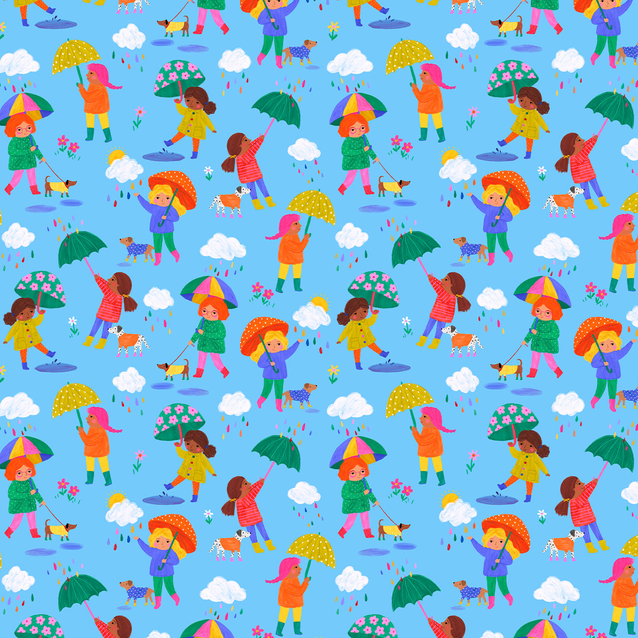 Cotten Puddle Puddle Days - Cotton Print – Sew Yarn Crafty & Studio