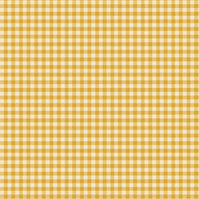 Woven Yellow Gingham - Cotton Print