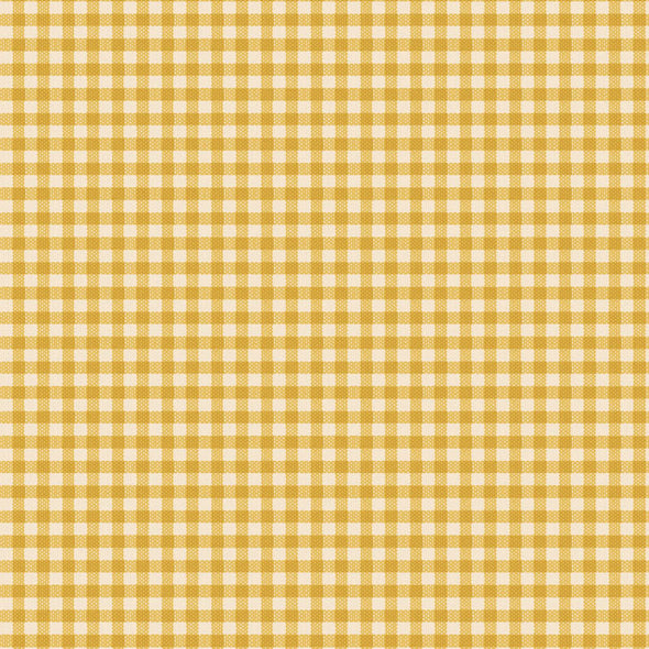 Woven Yellow Gingham - Cotton Print