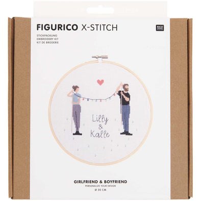 Figurico Girlfriend & Boyfriend - Cross Stitch Kit
