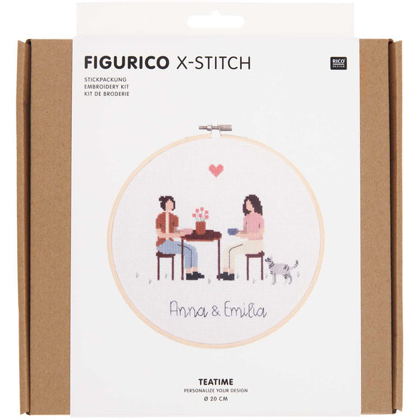 Figurico Tea Time - Cross Stitch Kit