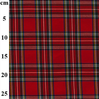 Royal Stewart - Poly/Viscose Check