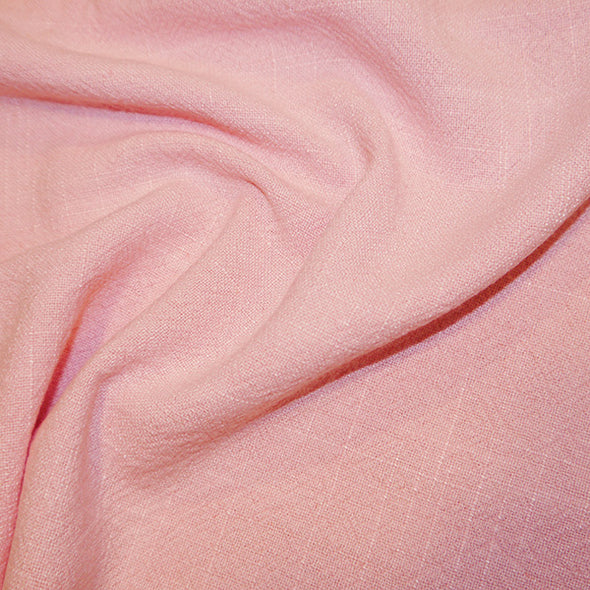 Stone Washed Linen/Viscose - Pink