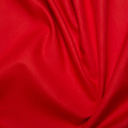 Wide Cotton Sheeting - Red