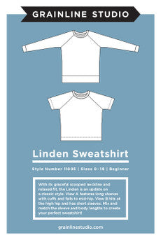 Linden Sweatshirt by Grainline Studios