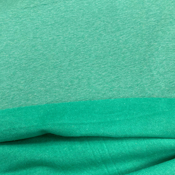 Green Stripe Brushed Jersey