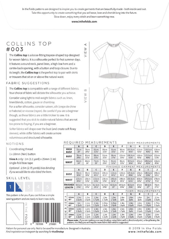Collins Top by In The Folds