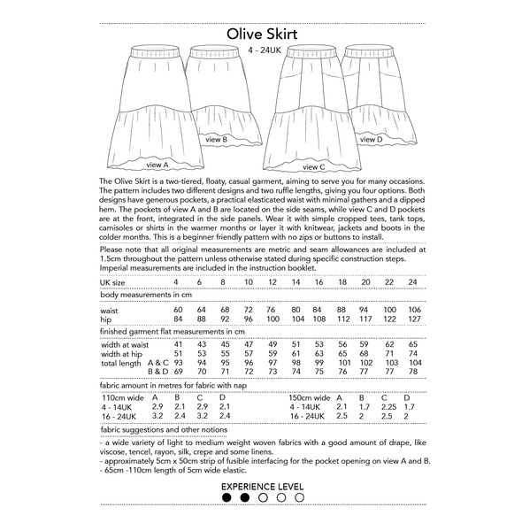 Olive Skirt by Dhurata Davies