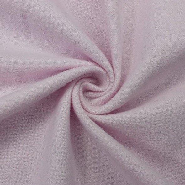 Baby Pink Cotton Wynciette - Flannel