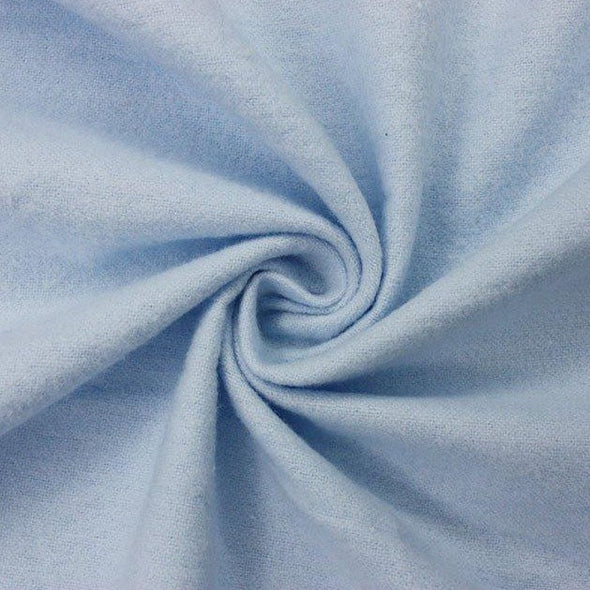 Blue Cotton Wynciette - Flannel
