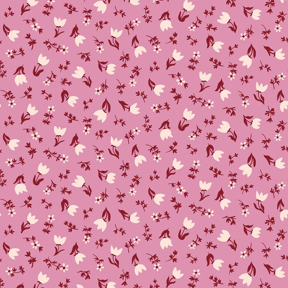 Tulip Calico Orchid Cotton - Ruby Star Society