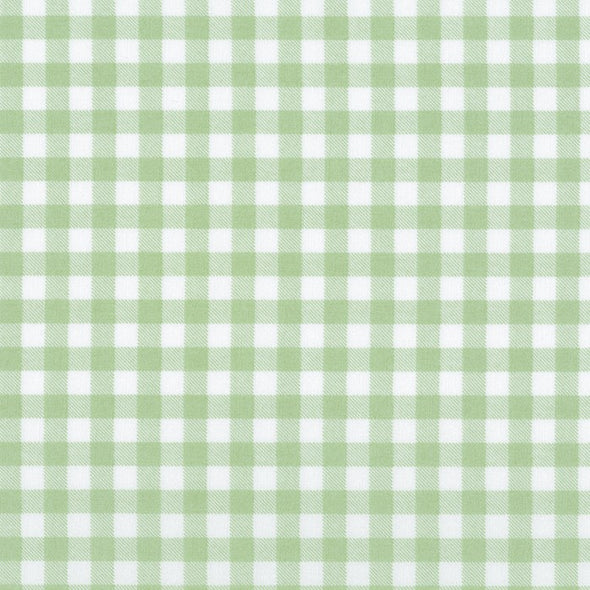 Mint Yarn Dyed Gingham - Sevenberry Cotton