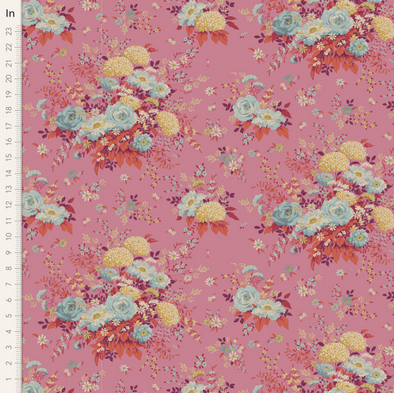 Wildgarden Pink - Cotton Print