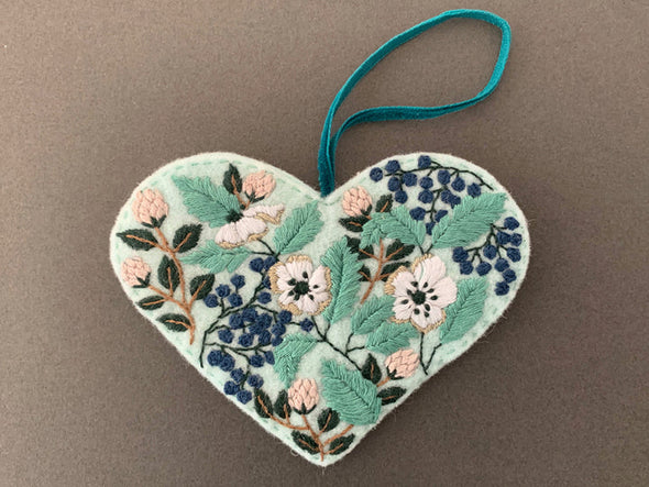 Woodland Heart Embroidery Kit by Cloud Craft